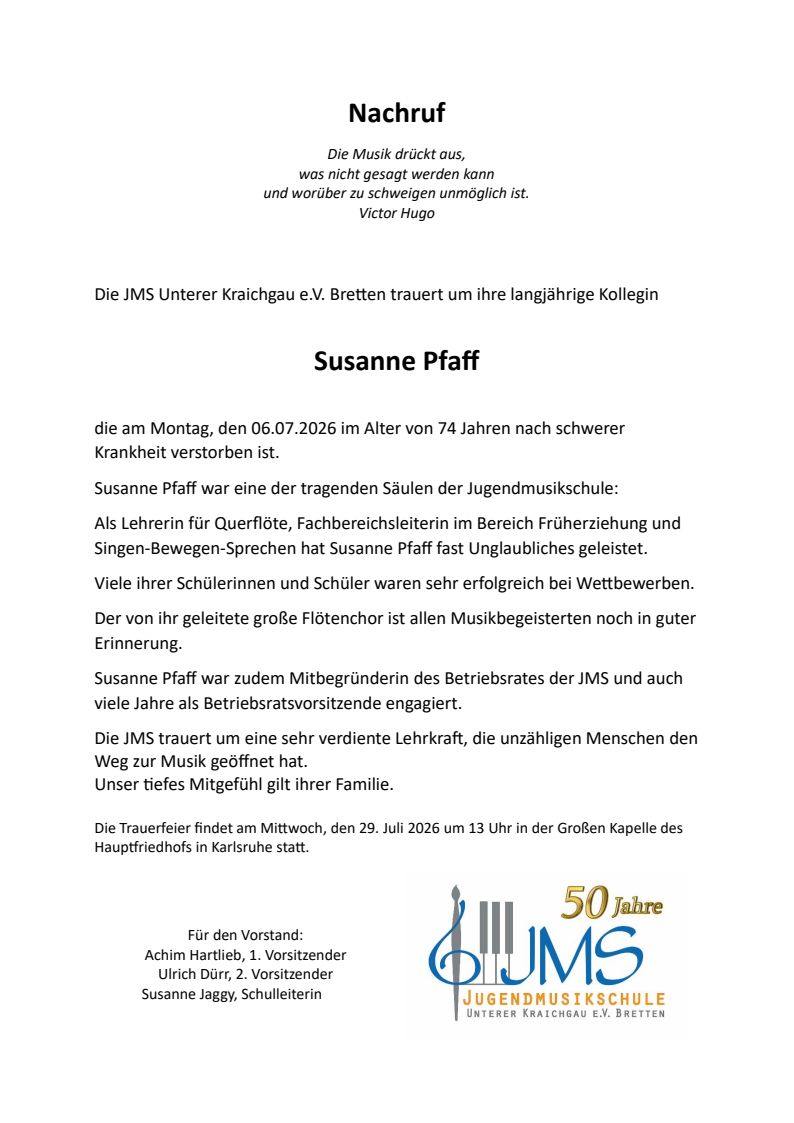 2026 07 06 Nachruf Susanne Pfaff Homepage